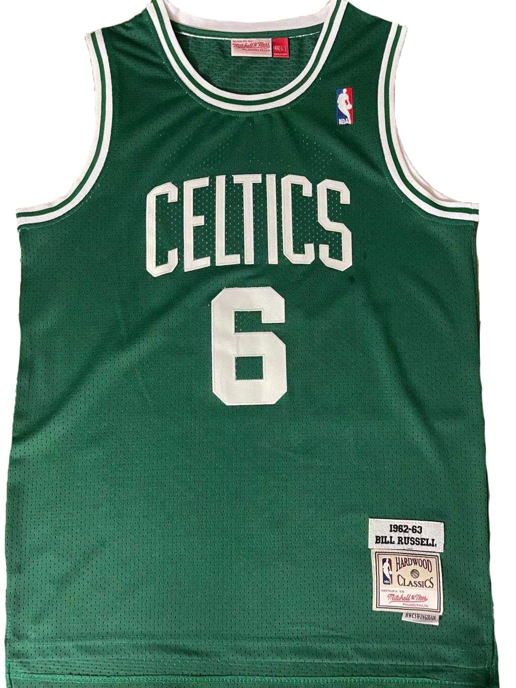 Баскетбольна джерсі Nike NBA Boston Celtics №6 Bill Russell Green від компанії Basket Family - фото 1
