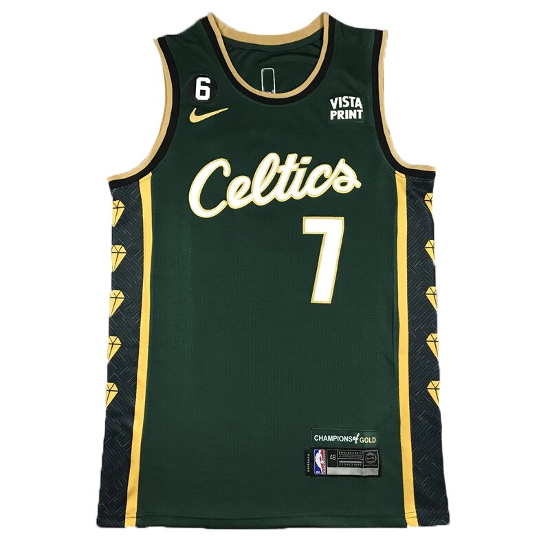 Баскетбольна джерсі Nike NBA Boston Celtics №7 Jaylen Brown green від компанії Basket Family - фото 1