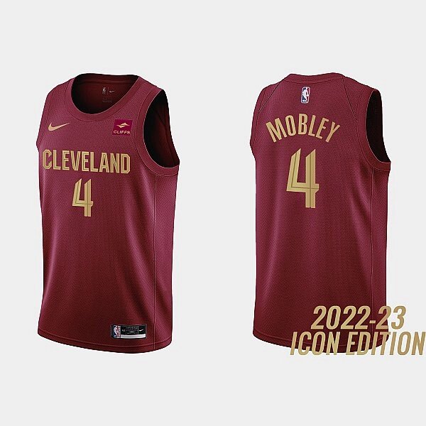 Баскетбольна джерси Nike NBA Cleveland Cavaliers №4 Evan Mobley Brown Print від компанії Basket Family - фото 1