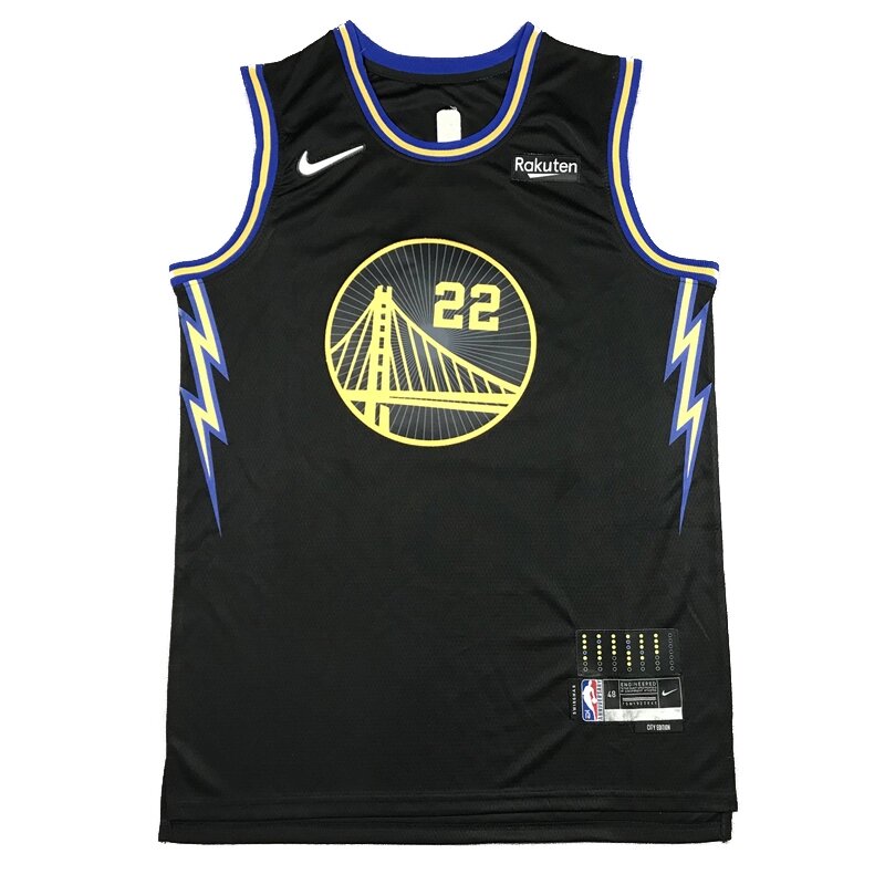 Баскетбольна джерсі Nike NBA Golden State Warriors №22 Andrew Wiggins Black від компанії Basket Family - фото 1