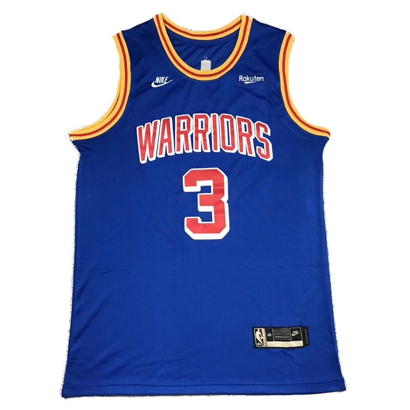 Баскетбольна джерсі Nike NBA Golden State Warriors №3 Jordan Poole Blue від компанії Basket Family - фото 1