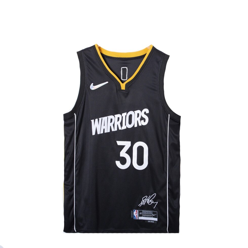 Баскетбольна джерсі Nike NBA GSW №30 Steph Curry Black від компанії Basket Family - фото 1