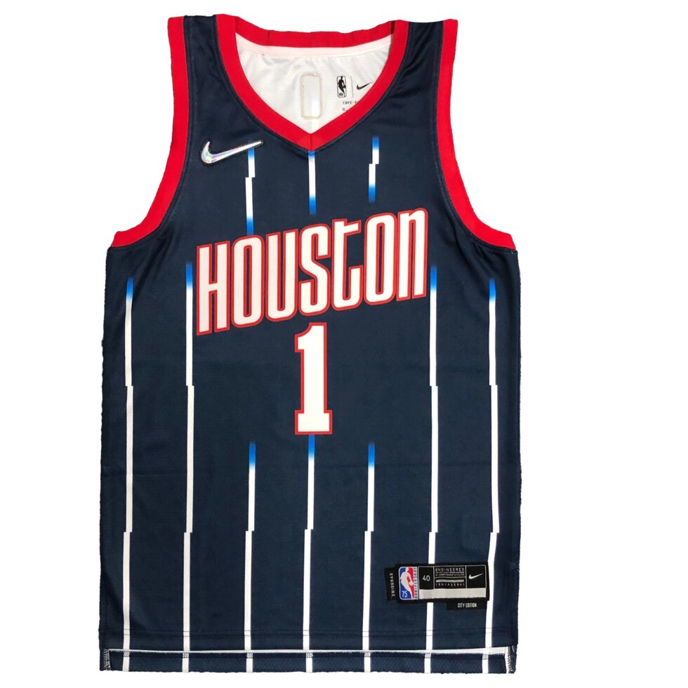 Баскетбольна джерсі Nike NBA Houston Rockets  №1 Tracy McGrady Black Print від компанії Basket Family - фото 1
