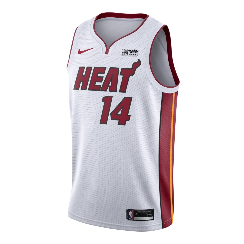 Баскетбольна джерсі Nike NBA Miami Heat №14 Tyler Herro біла від компанії Basket Family - фото 1
