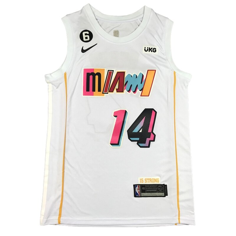 Баскетбольна джерсі Nike NBA Miami Heat №14 Tyler Herro White від компанії Basket Family - фото 1