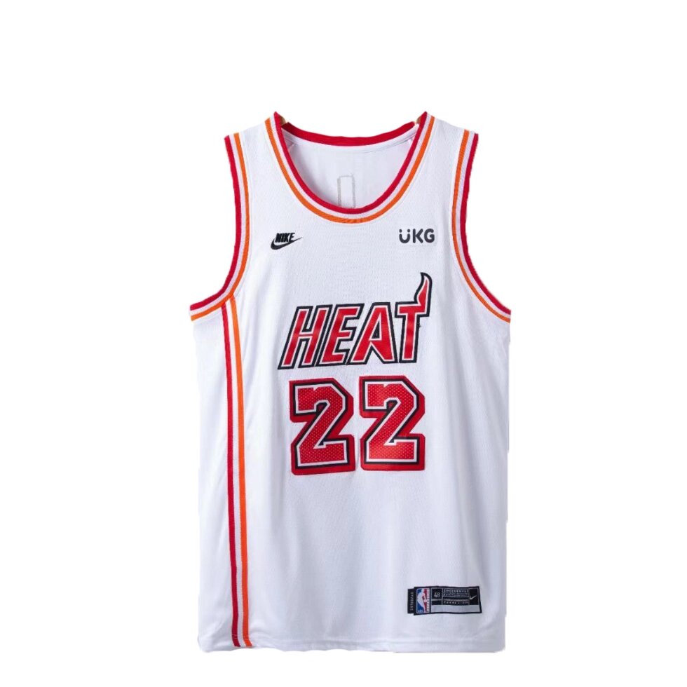 Баскетбольна джерсі Nike NBA Miami Heat №22 Jimmy Butler White від компанії Basket Family - фото 1