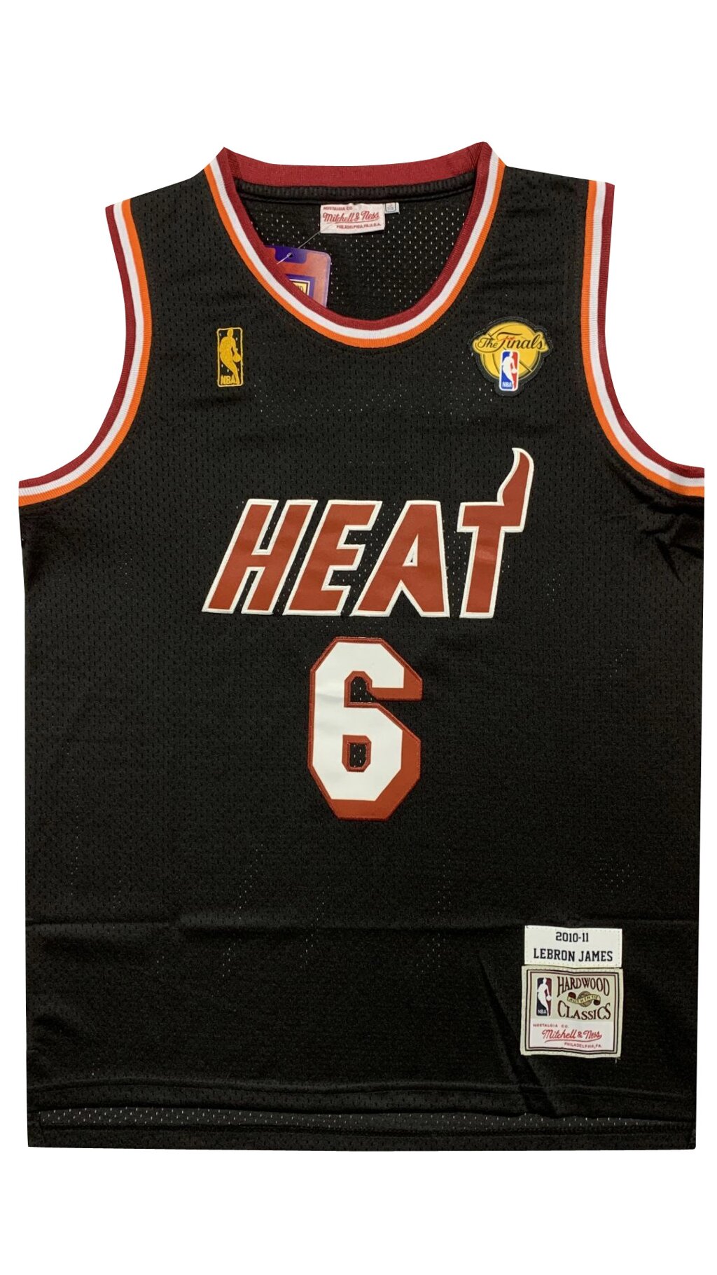 Баскетбольна джерсі Nike NBA Miami Heat №6 Lebron James Black від компанії Basket Family - фото 1