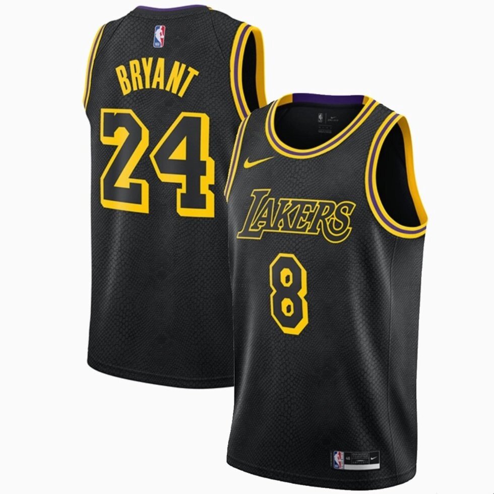 Баскетбольна джерсі Nike NBA New Collection Los Angeles Lakers «Black Mamba» City Edition №24 №8 від компанії Basket Family - фото 1