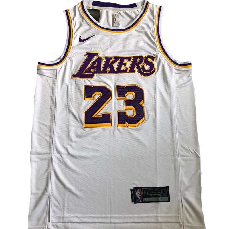 Баскетбольна джерсі Nike NBA New Collection Los Angeles Lakers №23 LeBron James White від компанії Basket Family - фото 1