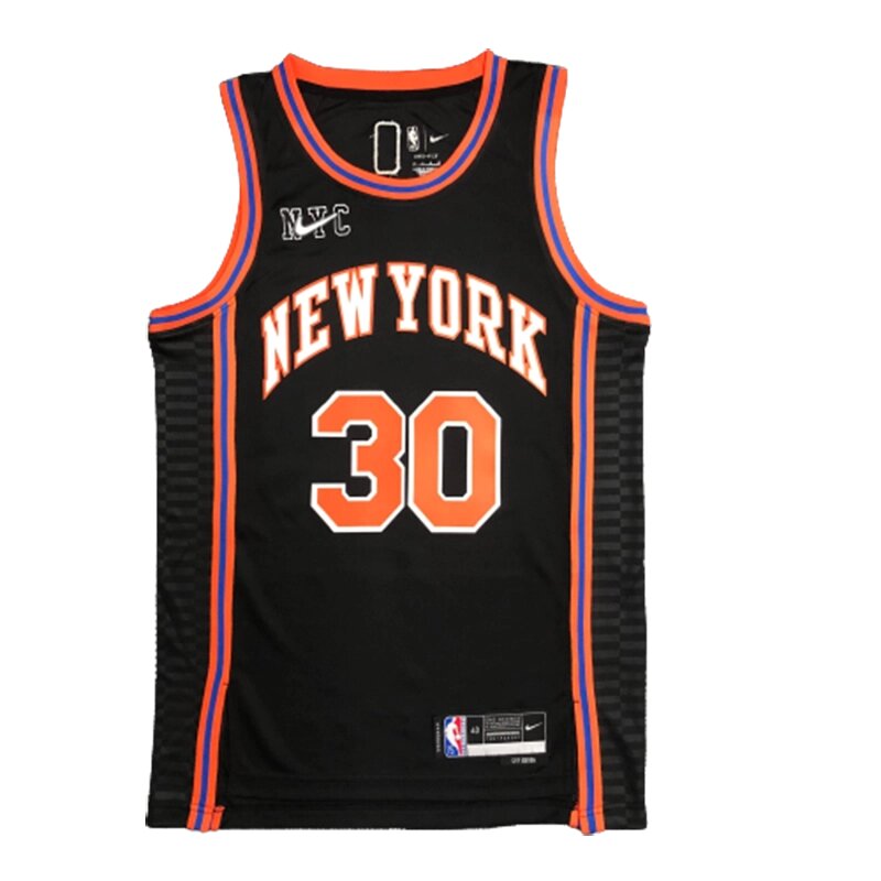Баскетбольна джерсі Nike NBA New York Knicks №30 Julius Randle Black Print від компанії Basket Family - фото 1