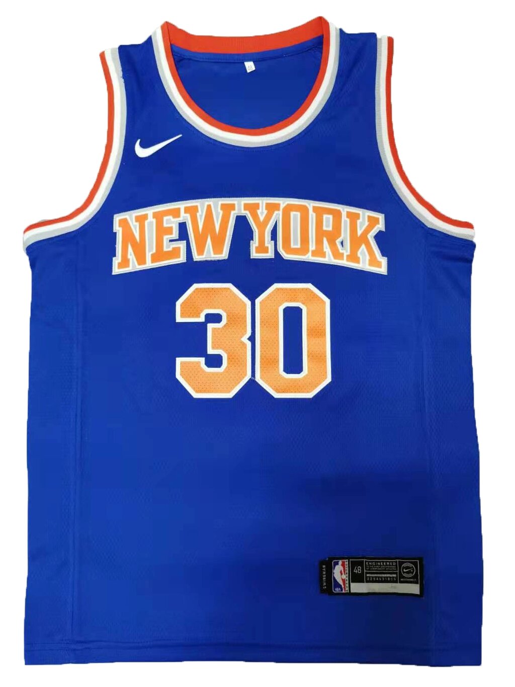 Баскетбольна джерсі Nike NBA New York Knicks №30 Julius Randle Blue від компанії Basket Family - фото 1