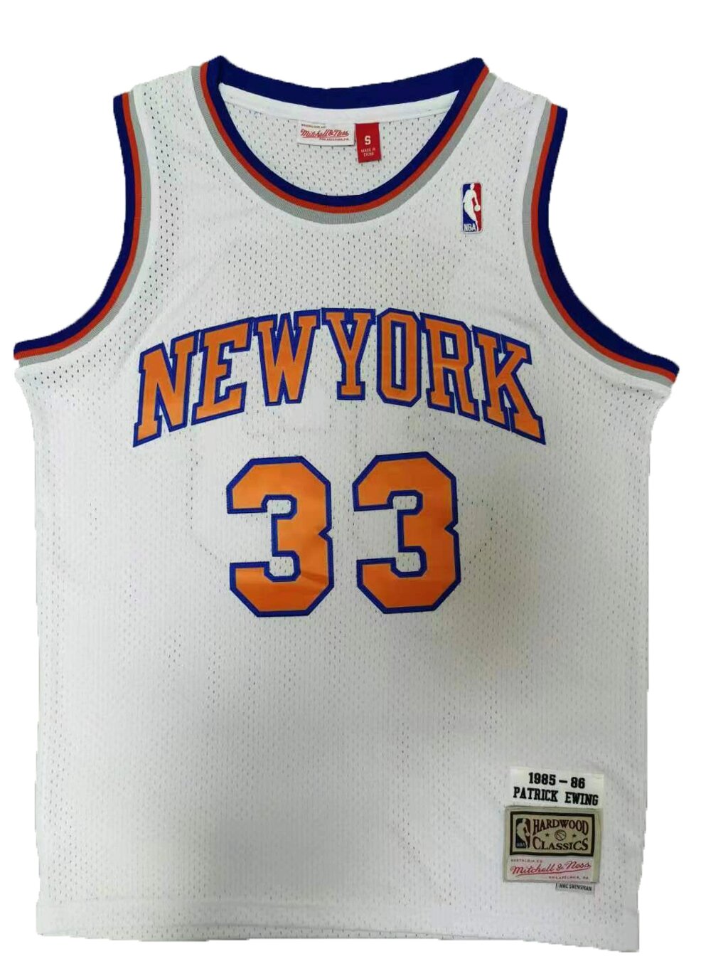 Баскетбольна джерсі Nike NBA New York Knicks №33 Patrick Ewing White від компанії Basket Family - фото 1