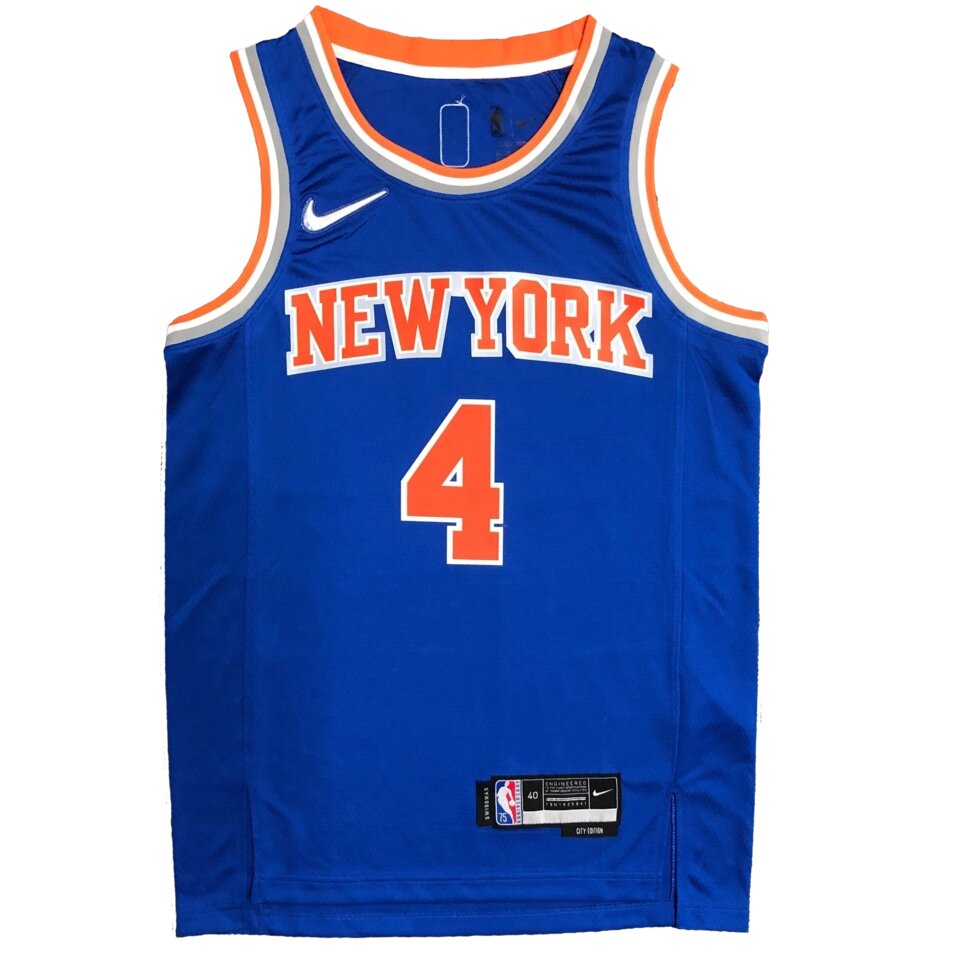 Баскетбольна джерсі Nike NBA New York Knicks №4 Derrick Rose Blue Print від компанії Basket Family - фото 1