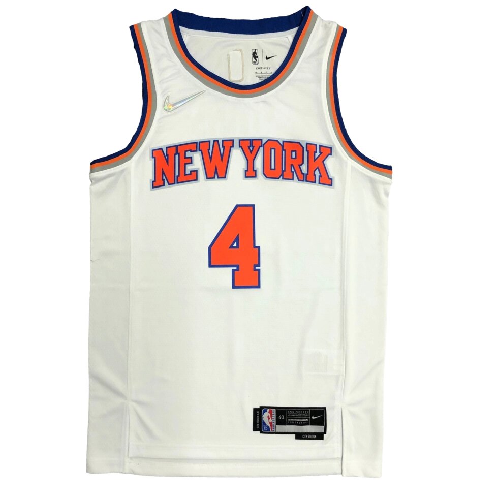 Баскетбольна джерсі Nike NBA New York Knicks №4 Derrick Rose White Print від компанії Basket Family - фото 1