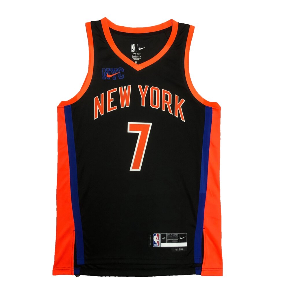Баскетбольна джерсі Nike NBA New York Knicks №7 Carmelo Anthony Black Print від компанії Basket Family - фото 1