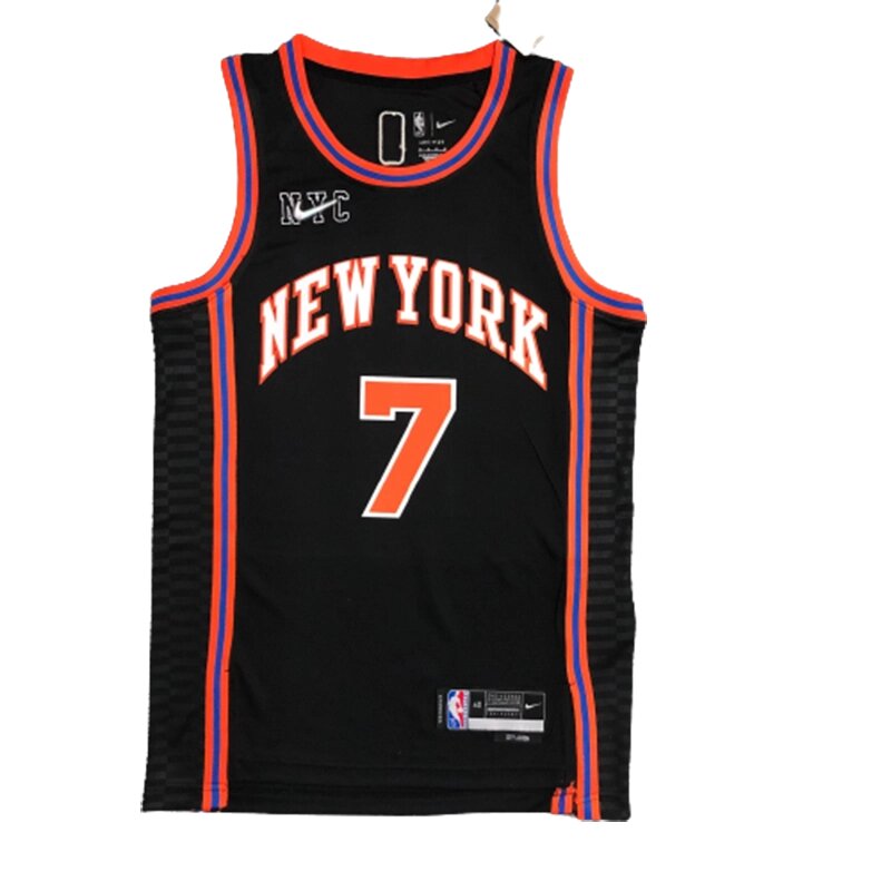 Баскетбольна джерсі Nike NBA New York Knicks №7 Carmelo Anthony Black Print від компанії Basket Family - фото 1