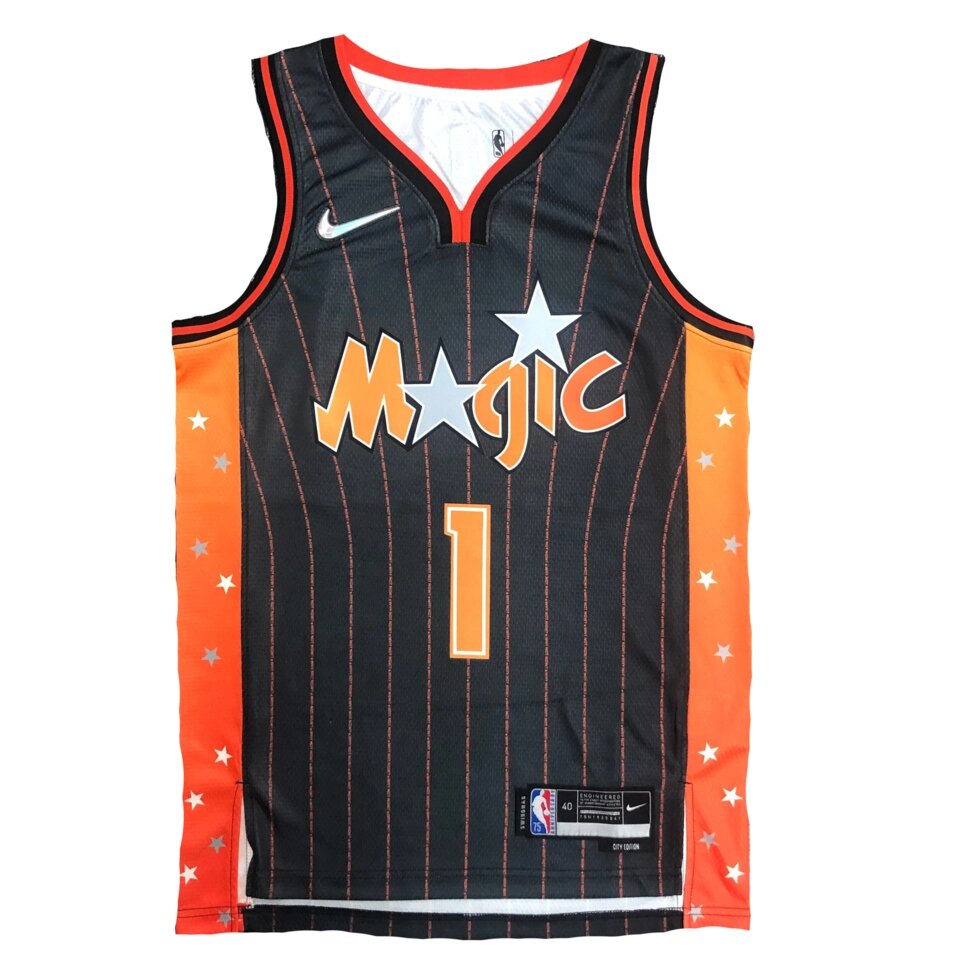 Баскетбольна джерсі Nike NBA Orlando Magic №1 Tracy McGrady Black Print від компанії Basket Family - фото 1