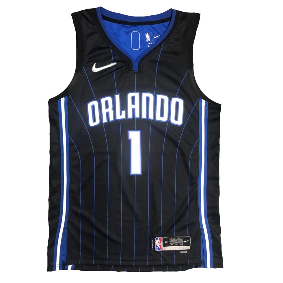 Баскетбольна джерсі Nike NBA Orlando Magic №1 Tracy McGrady Black Print від компанії Basket Family - фото 1