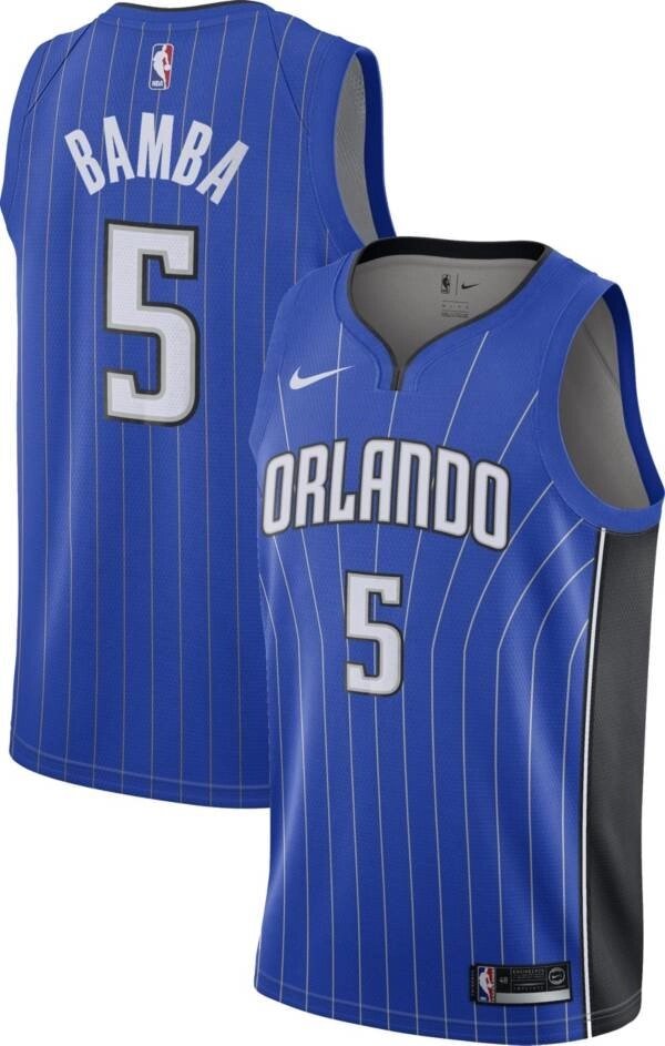 Баскетбольна джерсі Nike NBA Orlando Magic №5 Mohamed Bamba синя від компанії Basket Family - фото 1