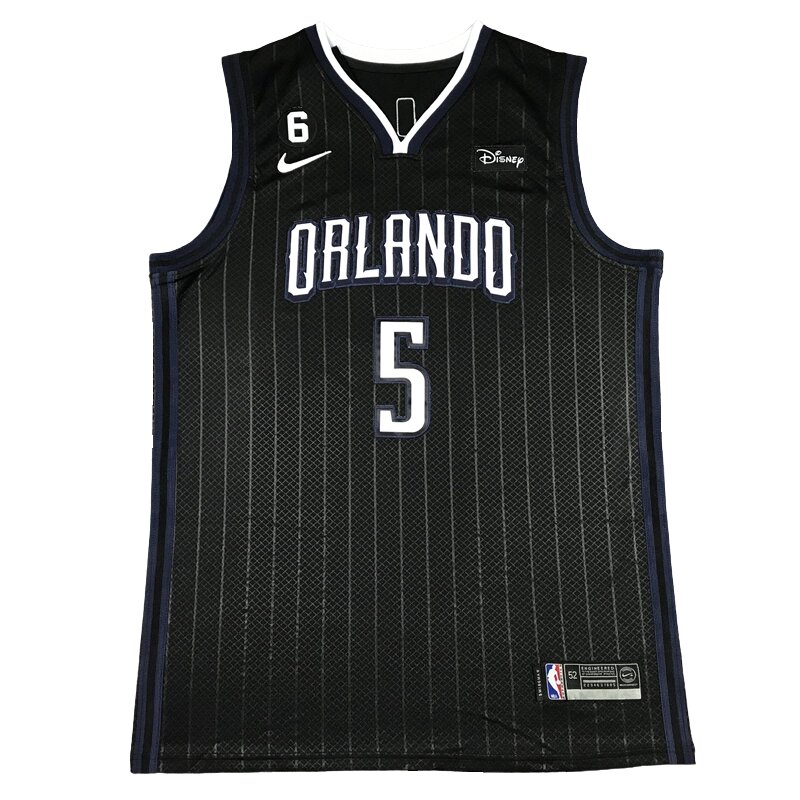 Баскетбольна джерсі Nike NBA Orlando Magic №5 Paolo Banchero Black від компанії Basket Family - фото 1