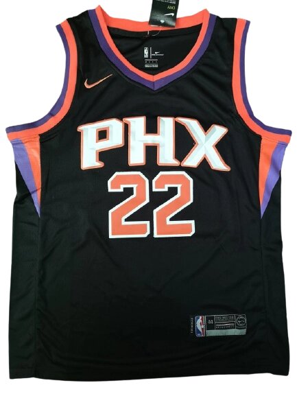 Баскетбольна джерсі Nike NBA Phoenix Suns №22 Deandre Ayton чорна від компанії Basket Family - фото 1