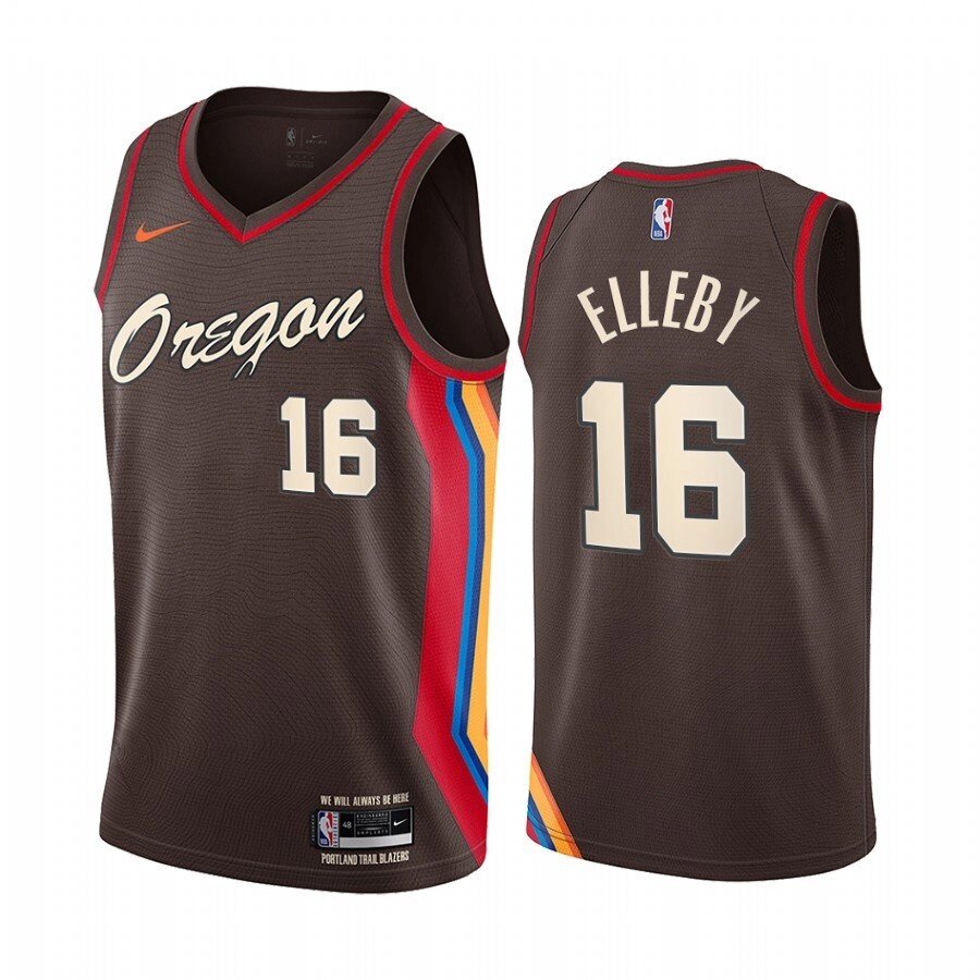 Баскетбольна джерсі Nike NBA Portland Trail Blazers №16 CJ Elleby чорна print від компанії Basket Family - фото 1