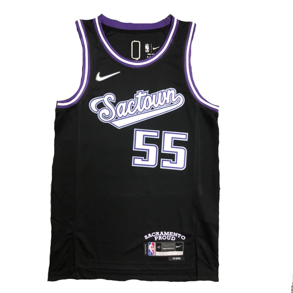 Баскетбольна джерсі Nike NBA Sacramento Kings №55 Jason Williams Black Print від компанії Basket Family - фото 1