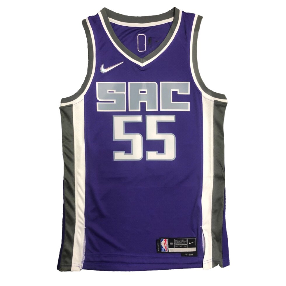 Баскетбольна джерсі Nike NBA Sacramento Kings №55 Jason Williams Purple Print від компанії Basket Family - фото 1
