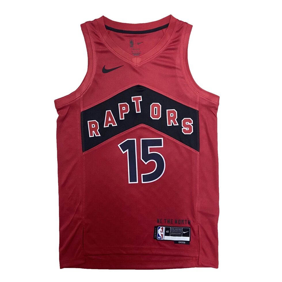 Баскетбольна джерсі Nike NBA Toronto Raptors №15 Vincent Carter Red  Print від компанії Basket Family - фото 1