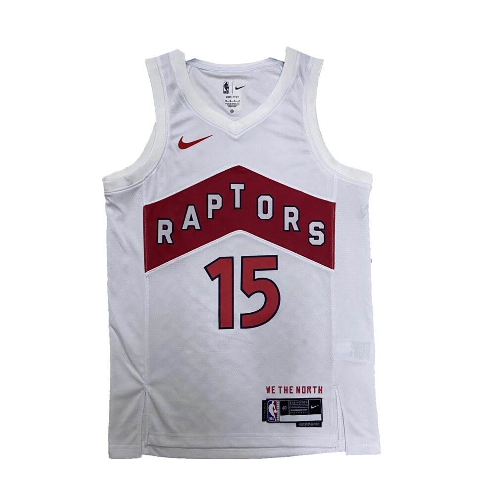 Баскетбольна джерсі Nike NBA Toronto Raptors №15 Vincent Carter White Print від компанії Basket Family - фото 1