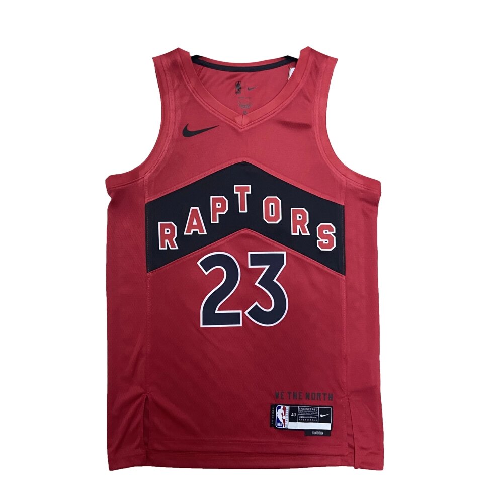 Баскетбольна джерсі Nike NBA Toronto Raptors №23 Fred VanVleet Red  Print від компанії Basket Family - фото 1