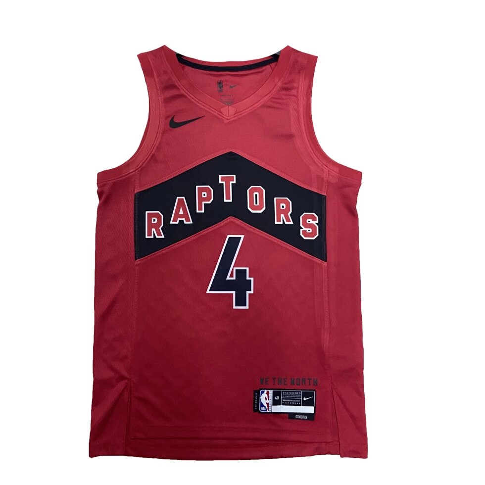 Баскетбольна джерсі Nike NBA Toronto Raptors №4 Scottie Barnes  Red  Print від компанії Basket Family - фото 1