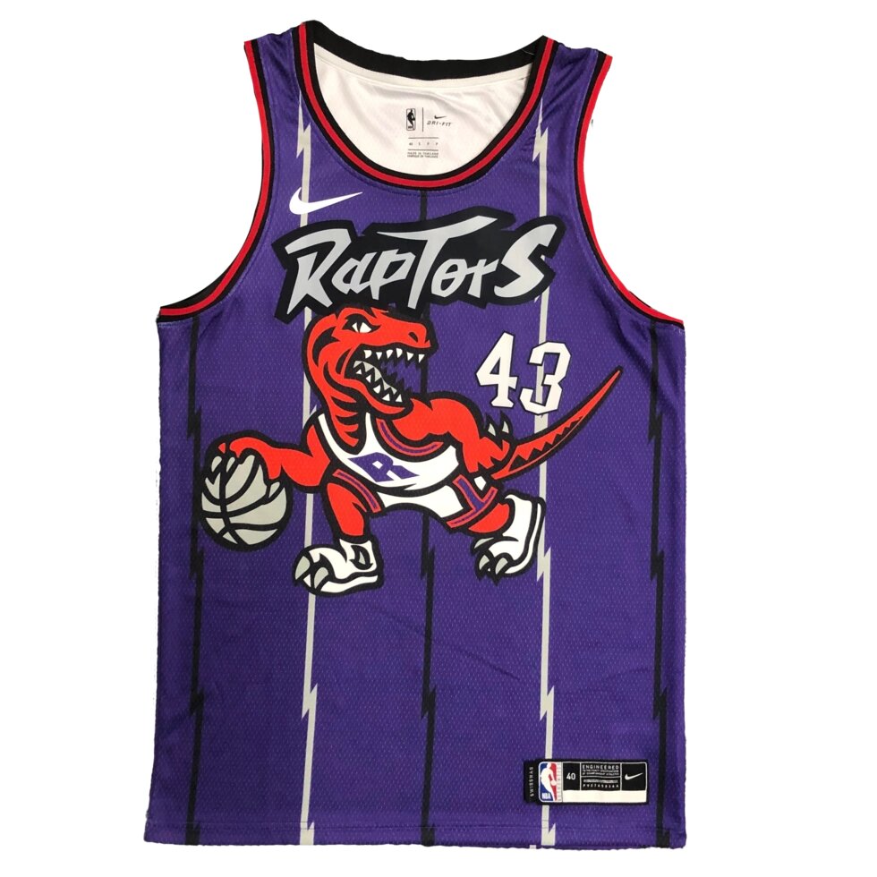 Баскетбольна джерсі Nike NBA Toronto Raptors №43 Pascal Siakam Purple Print від компанії Basket Family - фото 1