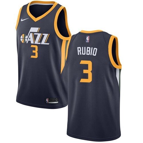 Баскетбольна джерсі Nike NBA Utah Jazz №3 Ricky Rubio синя від компанії Basket Family - фото 1