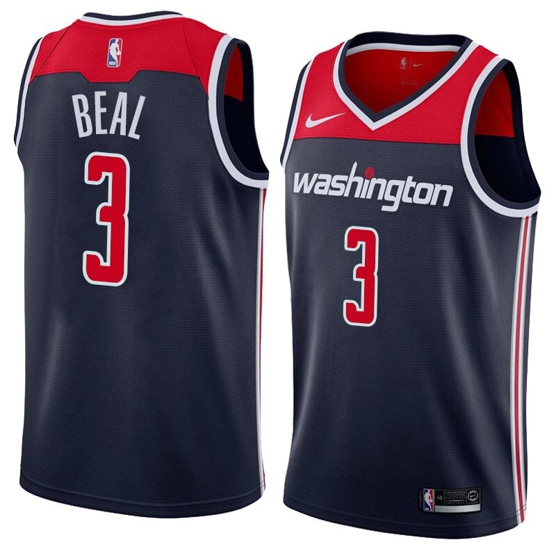 Баскетбольна джрсі Nike NBA 2021 Washington Wizards №3 Bradley Beal синя print від компанії Basket Family - фото 1