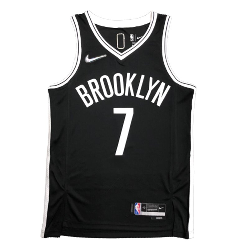 Баскетбольна форма 2021 Nike NBA Brooklyn Nets №7 Kevin Durant black print від компанії Basket Family - фото 1