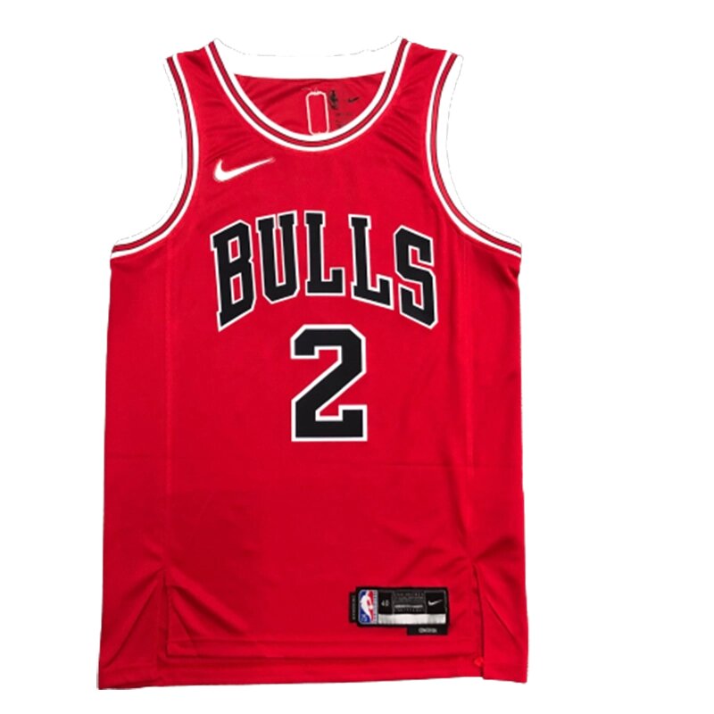 Баскетбольна форма 2021 Nike NBA Chicago Bulls №2 Lonzo Ball City Edition print від компанії Basket Family - фото 1