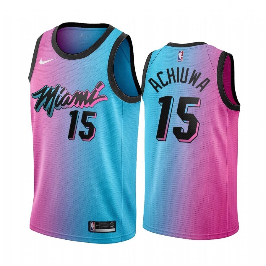 Баскетбольна форма 2021 Nike NBA Miami Heat №15 Precious Achiuwa City Edition від компанії Basket Family - фото 1