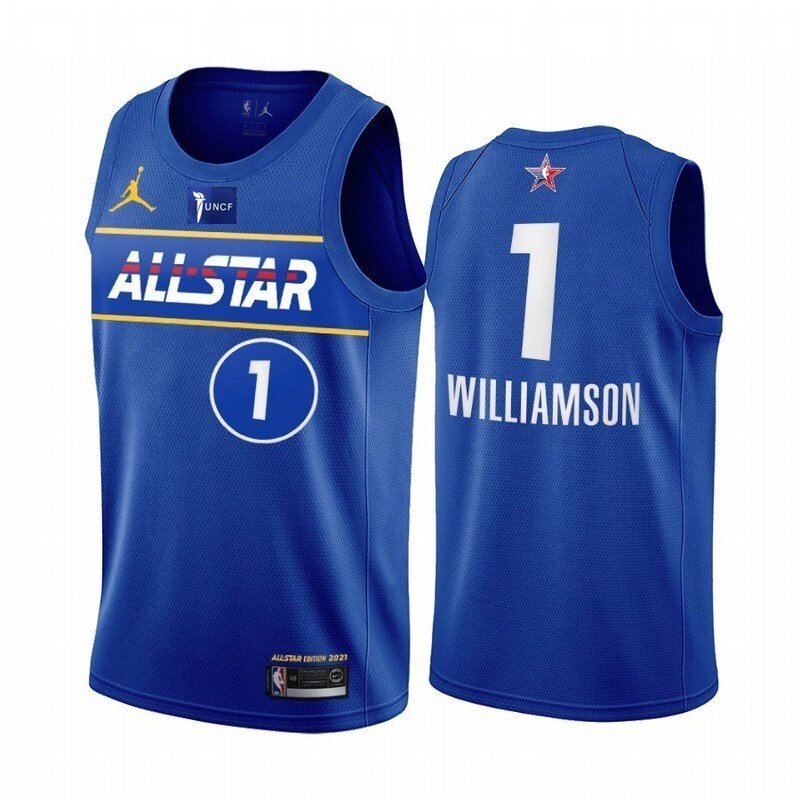 Баскетбольна форма All-Star 2021 Jordan NBA №1 Zion Williamson print від компанії Basket Family - фото 1