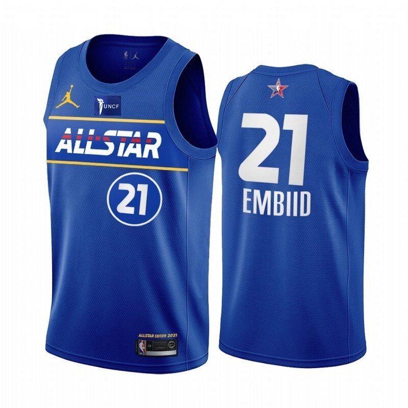 Баскетбольна форма All-Star 2021 Jordan NBA №21 Joel Embiid print від компанії Basket Family - фото 1