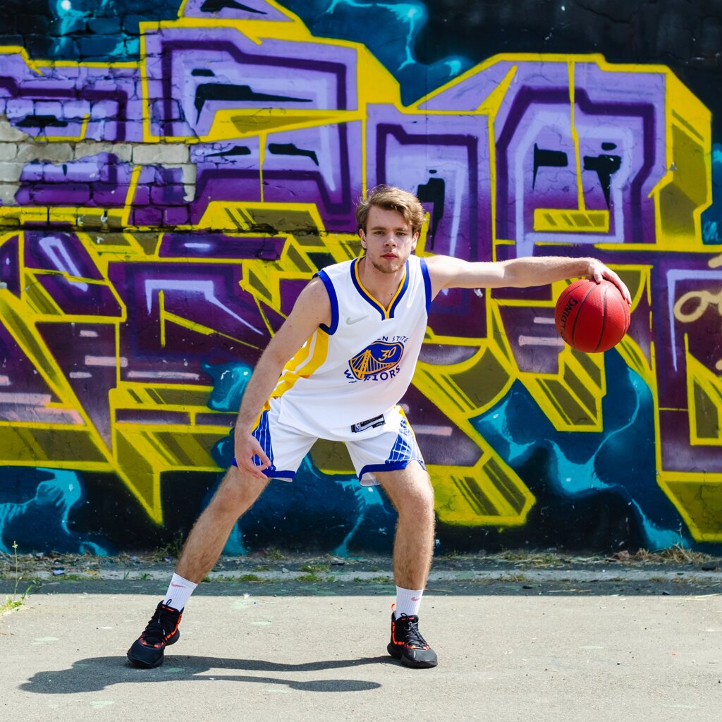 Баскетбольна форма Finals NBA 2022 Golden State Warriors Nike №30 Steph Curry White Print від компанії Basket Family - фото 1