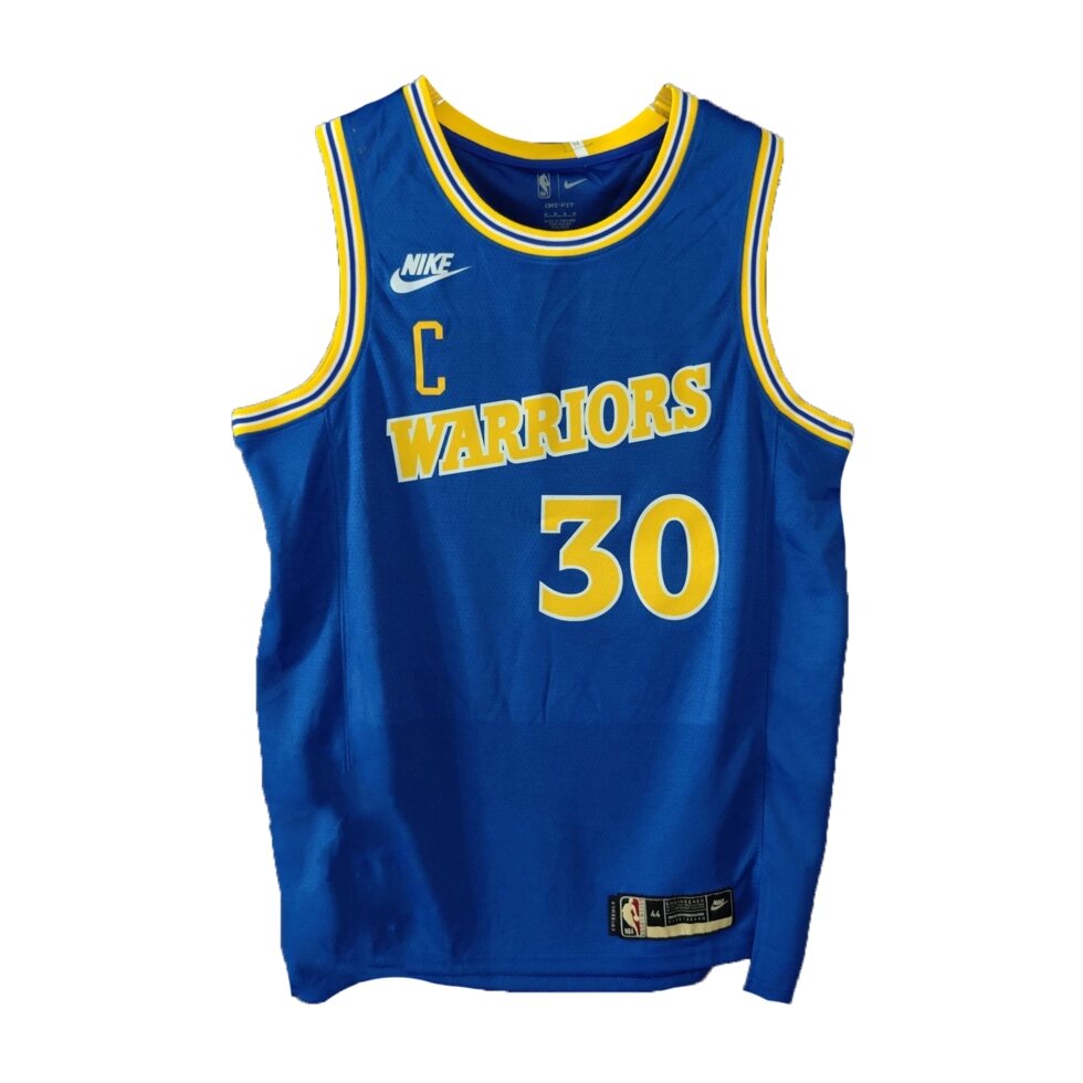 Баскетбольна форма NBA 2022-2023  Golden State Warriors Nike №30 Steph Curry Blue Print від компанії Basket Family - фото 1