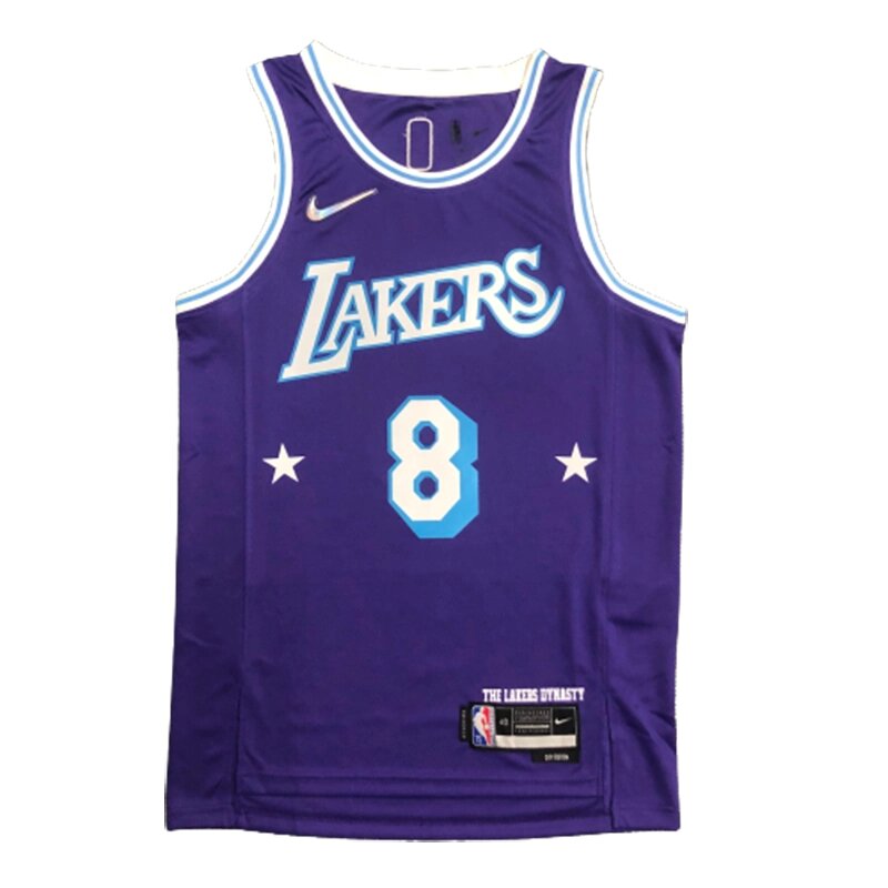 Баскетбольна форма NBA Los Angeles Lakers №8 Kobe Bryant Print Purple від компанії Basket Family - фото 1