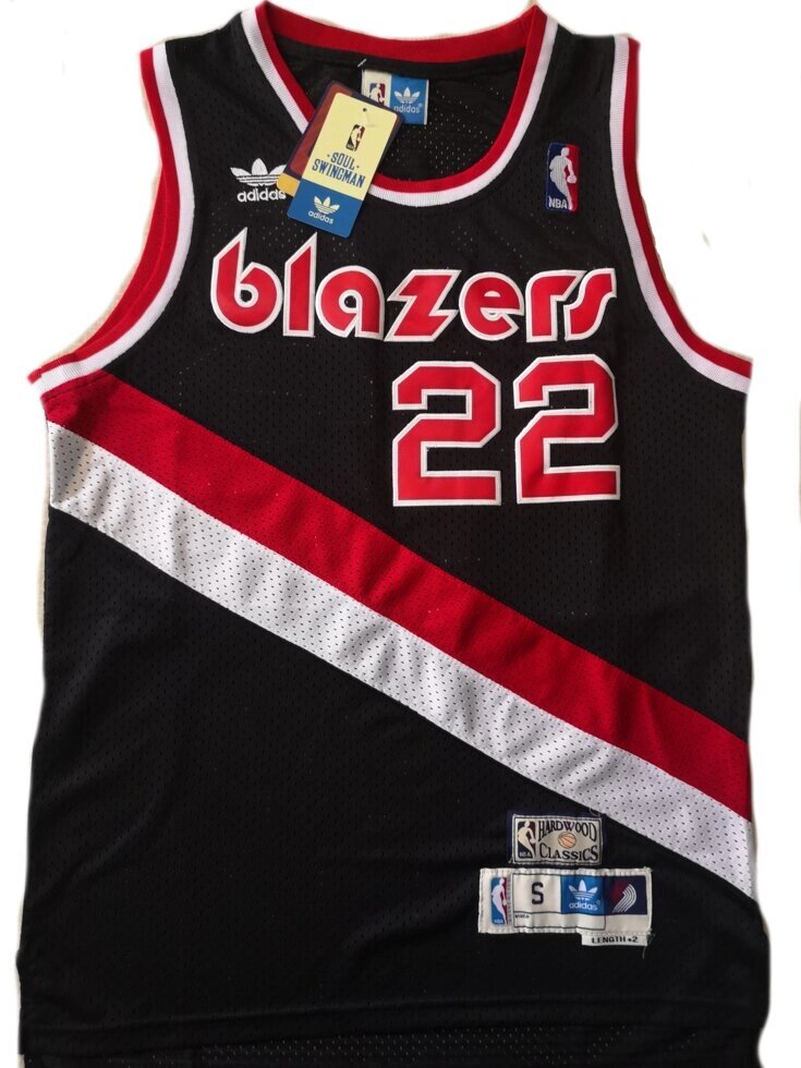 Баскетбольна форма NBA Portland Trail Blazers №22 Clyde Drexler black від компанії Basket Family - фото 1