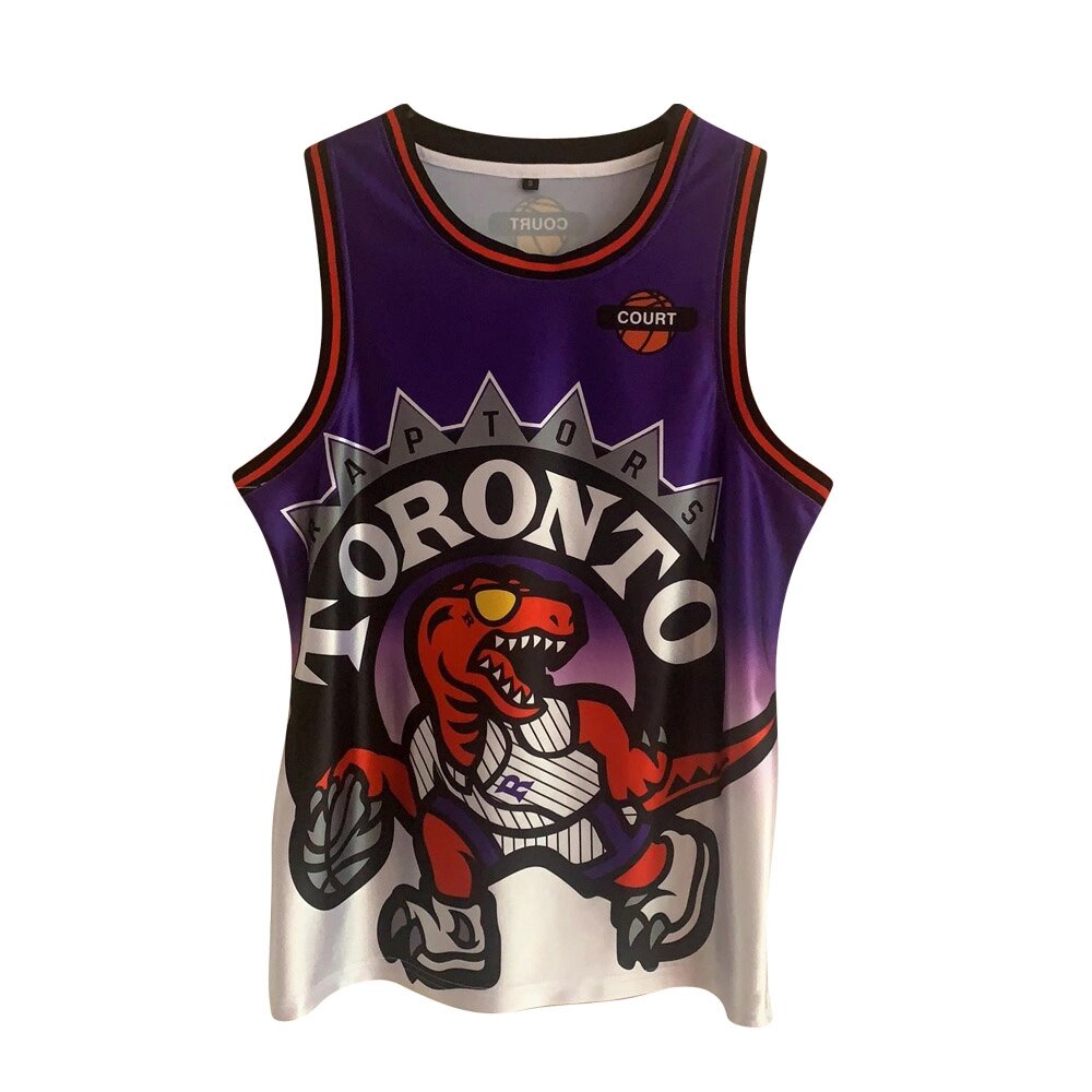 Баскетбольна форма NBA Toronto Raptors №15 Sport Purple-White від компанії Basket Family - фото 1