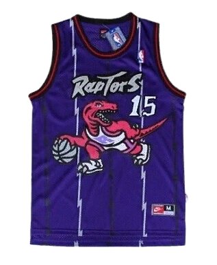 Баскетбольна форма NBA Toronto Raptors №15 Vince Carter purple від компанії Basket Family - фото 1