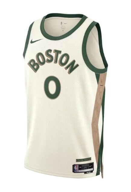 Баскетбольна форма Nike 2023-24 NBA Boston Celtics №0 Jayson Tatum White від компанії Basket Family - фото 1