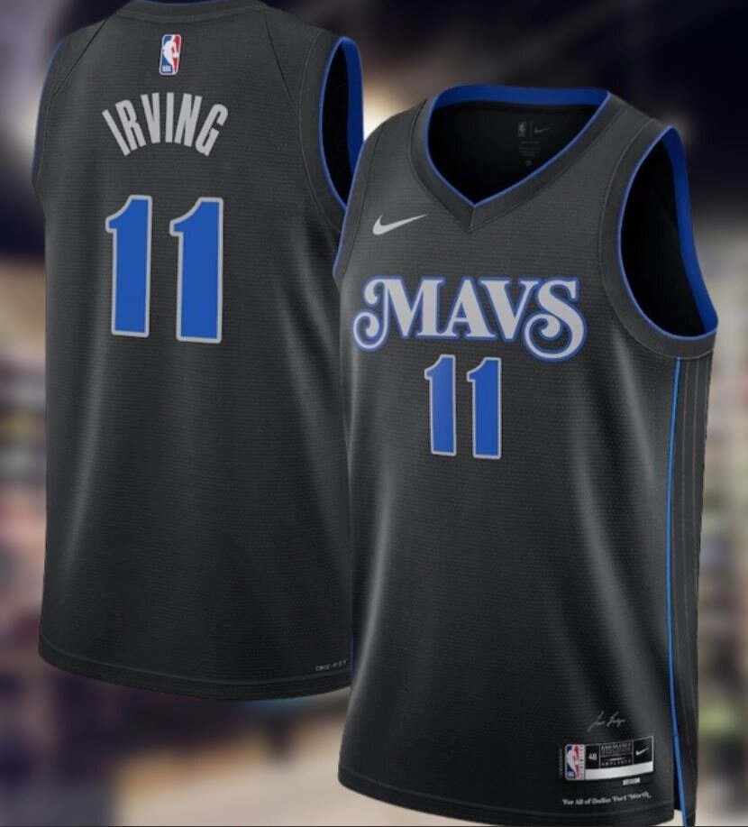 Баскетбольна форма Nike Dallas Mavericks №11 Kyrie Irving 2023-24 Print від компанії Basket Family - фото 1