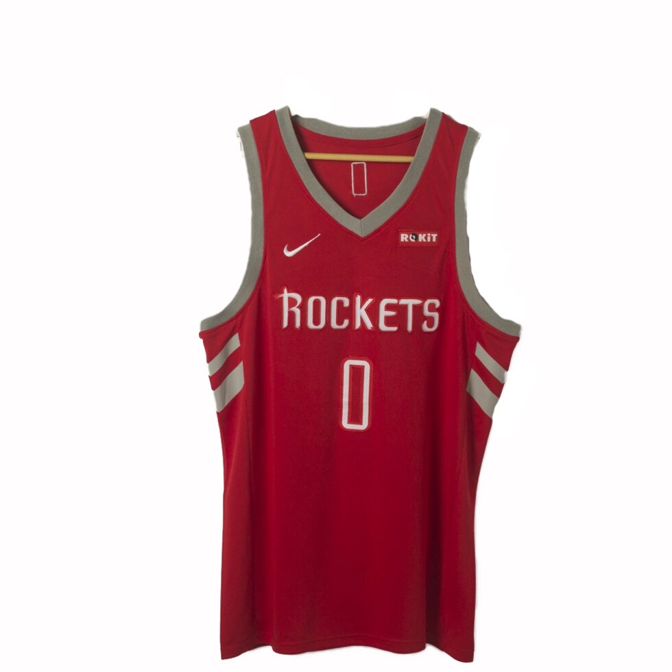 Баскетбольна форма Nike Houston Rockets №0 Russell Westbrook red від компанії Basket Family - фото 1