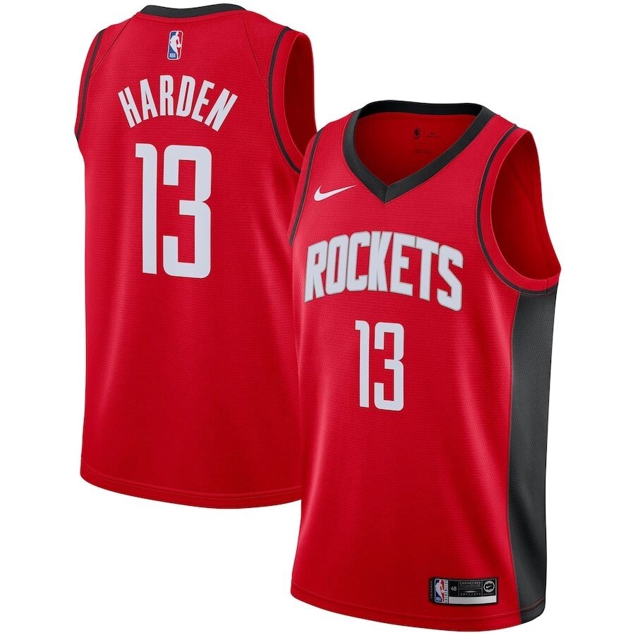Баскетбольна форма Nike Houston Rockets №13 James Harden червона від компанії Basket Family - фото 1